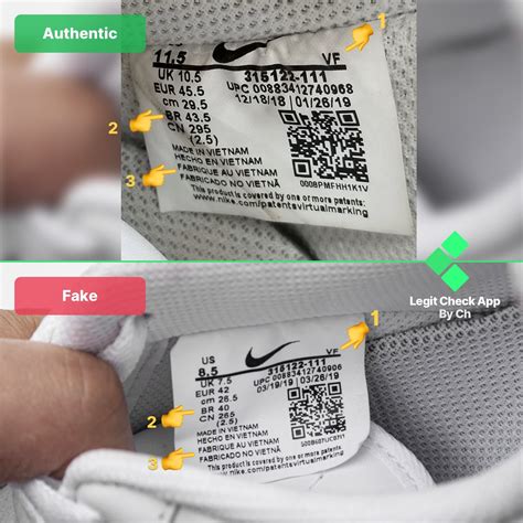 how can you tell if a shoe website is fake|nike shoes authenticity check.